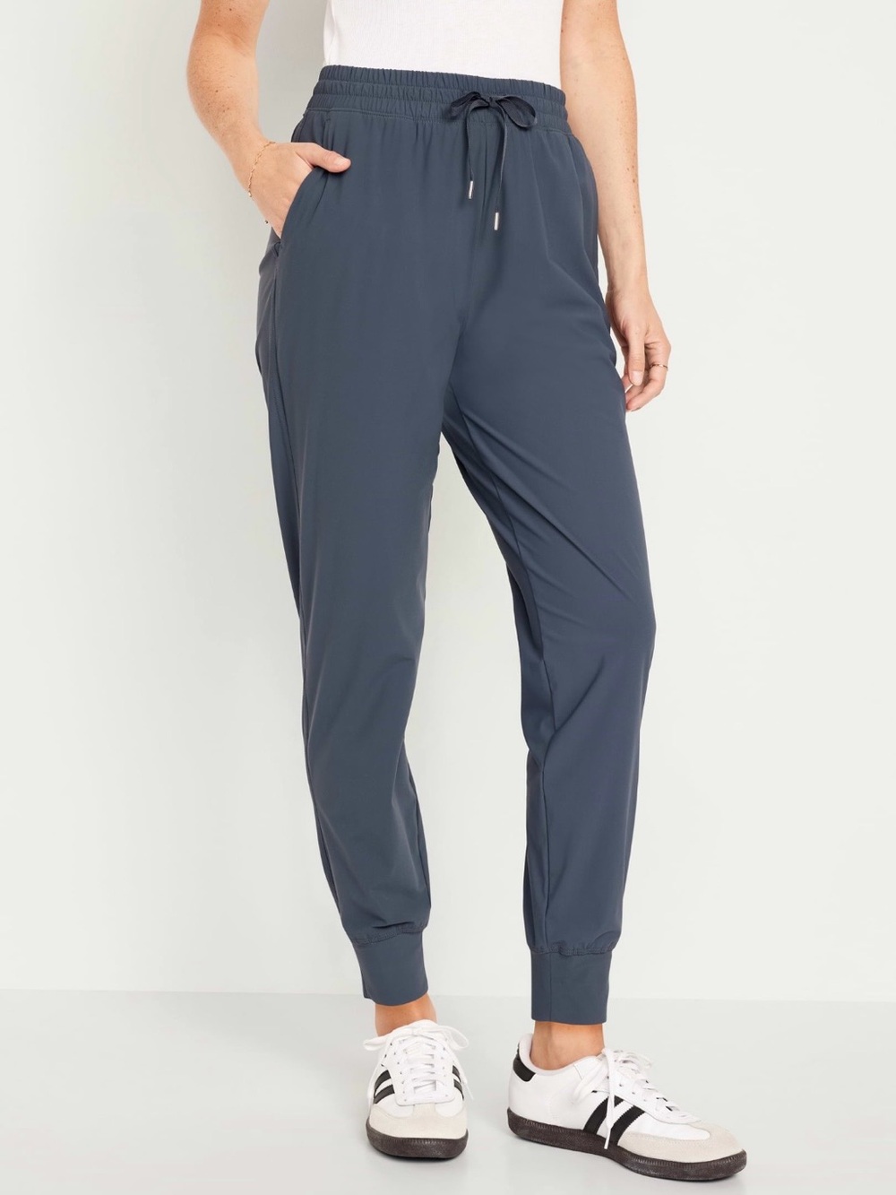 Old Navy Women's Slate-Blue Drawstring Jogger Pants